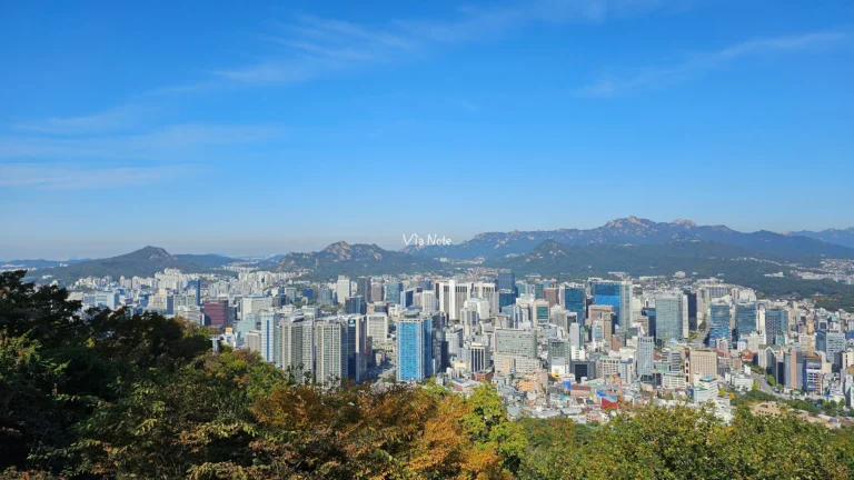 clear sky at the namsan