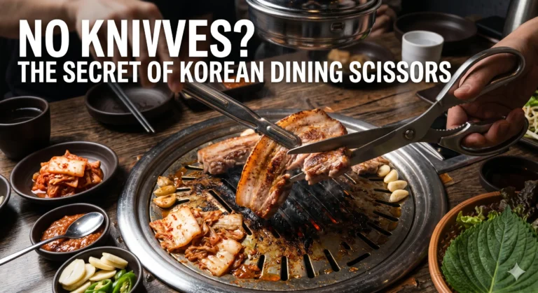 Why Do Koreans Use Scissors at the Table? The Cultural Logic