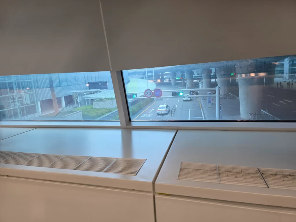 window sight of Incheon airport T2